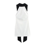 Schwarz weiss Kleid