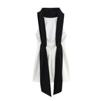 Schwarz weiss Kleid