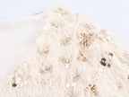 Mimi - Feder-Pailletten-Kleid