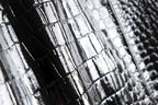 Patent Croco Glam – Glänzendes Schwarz Echtleder