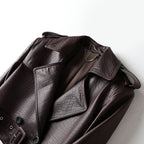 Jacke und Rock im Kroko-Design