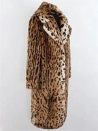 Leo Print - Kunstfell Mantel