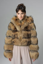 Raccoon  fox fur