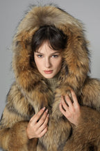 Raccoon  fox fur