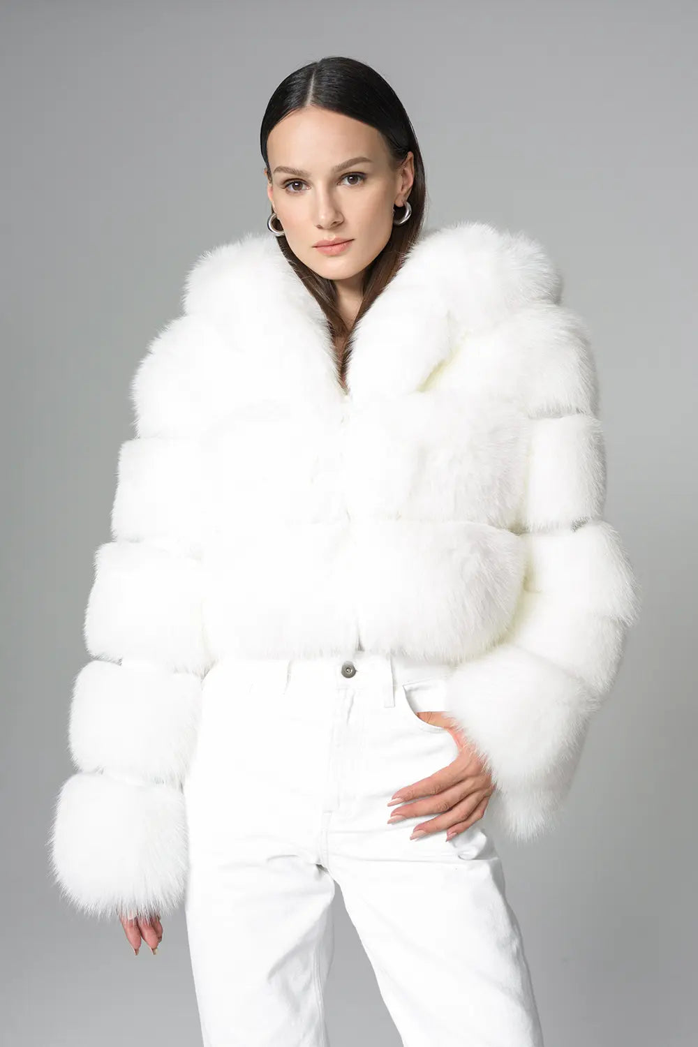 Raccoon  fox fur