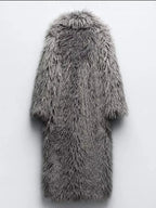 Celia - Faux Fur Mantel